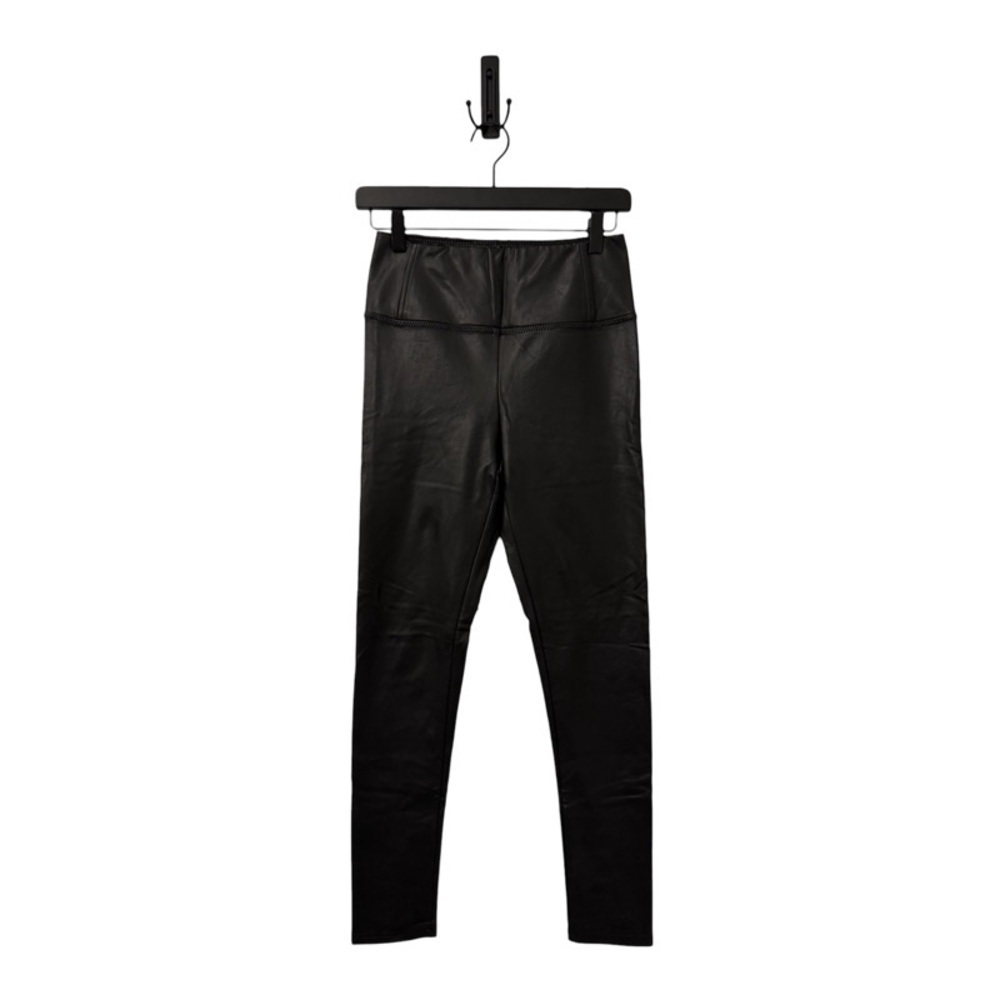 7 FOR ALL MANKIND Faux Leather Leggings in Black
